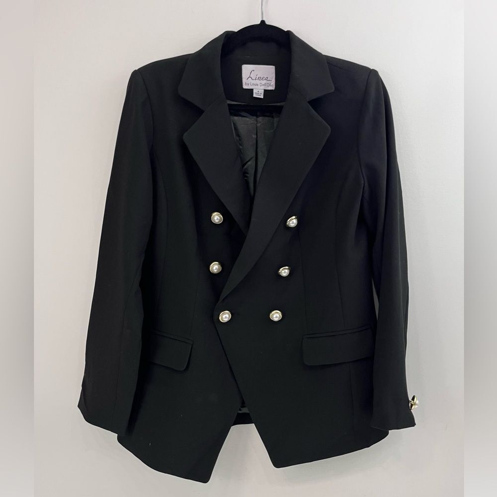 LINEA by Louis Dell’Olio Black blazer Size 4